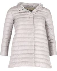Herno - Button-Up Padded Coat - Lyst