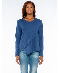Wilt - Crew L/S Easy Crossover Hem - Lyst
