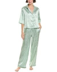 Nanette Lepore - 2Pc Pajama Shirt & Pant Set - Lyst
