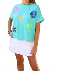 Jess Lea - Set Sail Sequin Patch Top - Lyst