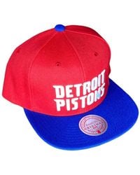 Mitchell & Ness - Nba Detroit Pistons Core Basic Snapback Cap - Lyst