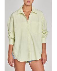 DAZE - Boyfriend Button Up Shirt - Lyst