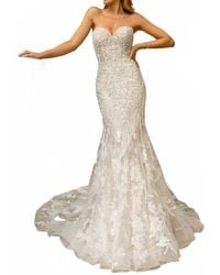 Kitty Chen Couture - Zander Fit And Flare Gown - Lyst