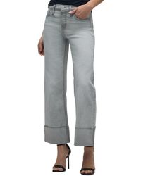 Hudson Jeans - Rosie High-Rise Wide Leg Jean With Cuff - Lyst