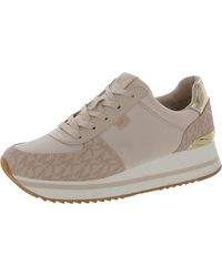 MICHAEL Michael Kors - Faux Leather Cushioned Footbed Casual And Fashion Sneakers - Lyst