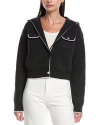Theory - Felted Wool & Cashmere-Blend Cardigan - Lyst