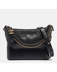 Chanel - Quilted Aged Leather Gabrielle Hobo - Lyst