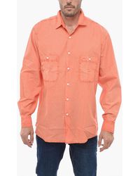 Aspesi - Long Sleeved Shirt With Brest Pockets - Lyst