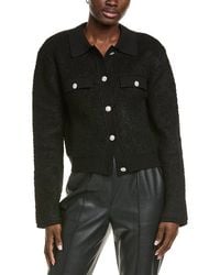 Endless Rose - Collared Button-Up Wool-Blend Jacket - Lyst