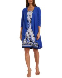 R & M Richards - Print 2 Piece Jacket & Dress Set - Lyst