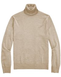 TRUEDAMES - Solid Turtleneck Sweater - Lyst