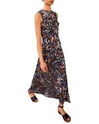 Ulla Johnson - Lina Ruched Midi Dress - Lyst
