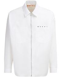 Marni - Zip-Up Shirt - Lyst