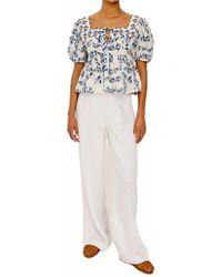 Rails - Presley Cropped Fit Peplum Hem Top - Lyst