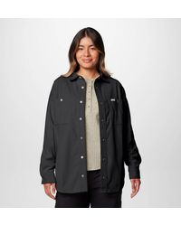 Columbia - Point Creek Shirt Jacket Shark Corduroy Button Front Jax1009 - Lyst