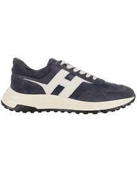 Hogan - Hyperlight Lace-Up Sneakers With Technical Fabric Inserts - Lyst