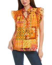 Marie Oliver - Tate Linen-blend Top - Lyst