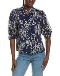 Cece - Open Collar Top - Lyst