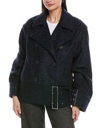 WeWoreWhat - Moto Fleece Jacket - Lyst