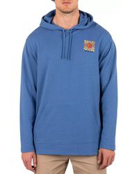 Hurley - Og Poncho Hoodie Shoreline Lined Long Sleeve Pullover Dsgl832 - Lyst