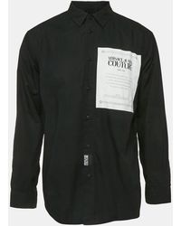 Versace - Jeans Couture Printed Cotton Shirt - Lyst