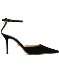 Mach & Mach - Heart Detail Pointed-Toe Suede Pumps - Lyst
