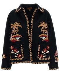 Alanui - Remember Me Embroidered Virgin Wool Jacket - Lyst
