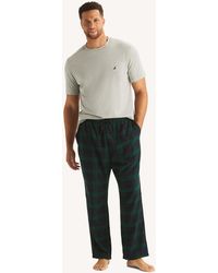 Nautica - Big & Tall Plaid Pajama Pant Set - Lyst
