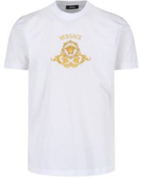 Versace - T-Shirt With Print - Lyst