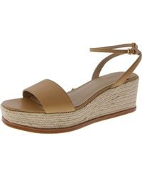 Ralph Lauren - Leona Suede Ankle Strap Wedge Sandals - Lyst