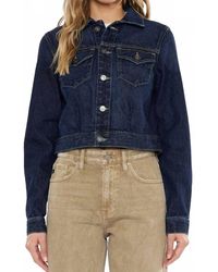 Kancan - Front Patch Pocket Crop Jacket - Lyst