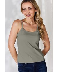 TRUEDAMES - Basic Bae Full Size Round Neck Slim Cami - Lyst