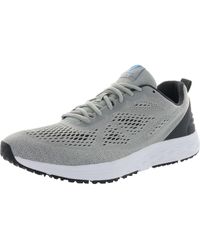 Vionic 535 Tate Mesh Lace Up Athletic And Training Shoes - Gray