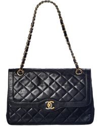 Chanel Black Vintage Quilted Classic Diana Shoulder Flap Bag – Boutique  Patina