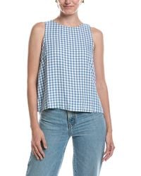 Splendid - Linen Blend Shell Tank Top - Lyst