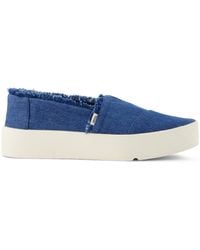 TOMS - Verona Slate Denim Slip On Sneaker - Lyst