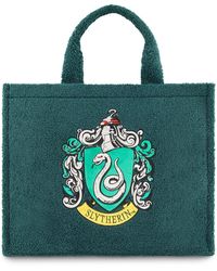 Harry Potter - Slytherin Crest Sherpa Travel Tote - Lyst
