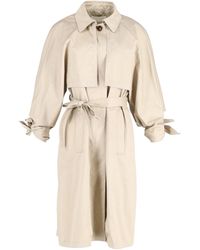 Chloé - Chloe Belted Trench Coat - Lyst