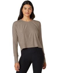 Beyond Yoga - Featherweight Daydreamer Top Birch Pullover Kfc1130 - Lyst