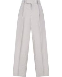 Jil Sander - High-Waisted Tailored Wide-Leg Trousers - Lyst