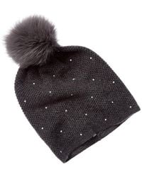 Sofiacashmere - Heat Set Pearl Texture Cashmere Hat - Lyst