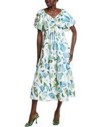 IPPONELLI - Tiered Midi Dress - Lyst