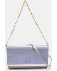 Louis Vuitton - Lilac Monogram Vernis Ana Clutch Bag - Lyst
