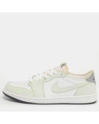 Nike - S/ Leather Jordan 1 Retro Low Ghost Sneakers - Lyst