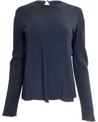 The Row - Long Sleeve Blouse - Lyst