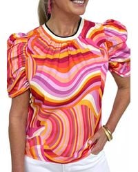 Thml - Swirly Blouse - Lyst