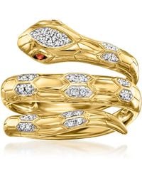 Ross-Simons Wrap Ring in Blue | Lyst
