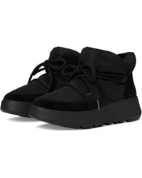 Fitflop - F-Mode Boots Fleece Round Toe Ankle Bootie Zogg2816 - Lyst