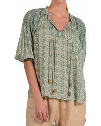 Elan - Boho Peasant Top - Lyst