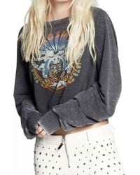 Recycled Karma - Aerosmith 1979 Tour Crop Sweatshirt - Lyst